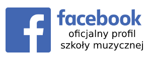Logo facebook z przekierowaniem na stronę porofilową szkoły